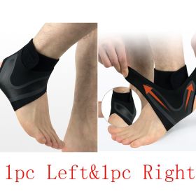 Ankle Support Brace (Option: Black M-Set-Left Right)