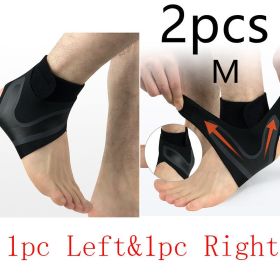 Ankle Support Brace (Option: SET M-2pcs-Suit)