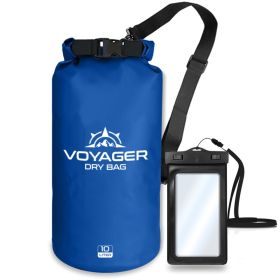 Voyager Waterproof Dry Bag for Kayaking and Water Sports (Product Color: Blue, size: 10 Liter)