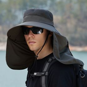 Foldable Windproof Fishing & Camping Hat (Color: Navy)