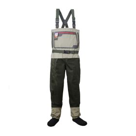 Kylebooker Breathable Neoprene Stockingfoot Chest Waders (size: XXL)