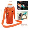 2pc Water Bottle Holder With Adjustable Shoulder Strap For Outdoor Activities