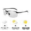 1pc Polarized Chameleon Sunglasses With Case For Fishing, Hiking, Camping